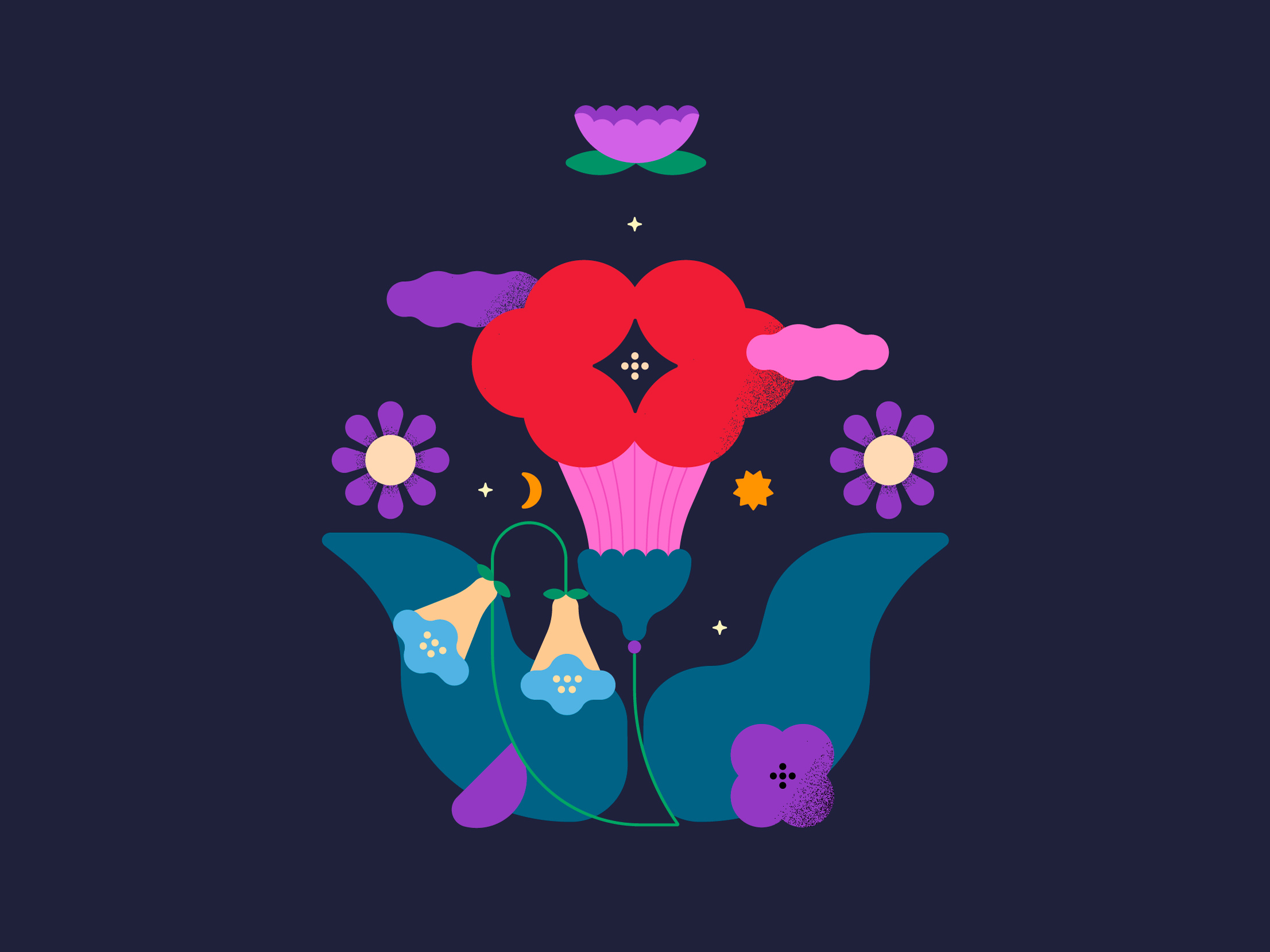 Example of Flat Illustration