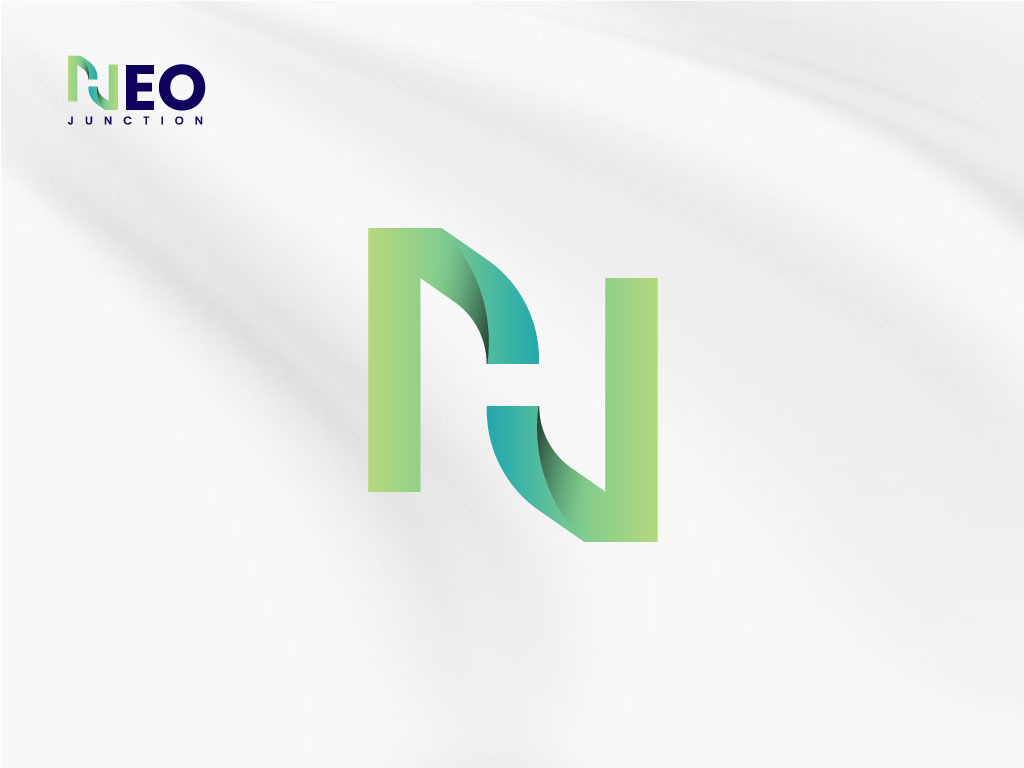 Neo Junction Logo Design branding business creative logo custom logo design graphic design j letter logo letter logo logo n letter logo