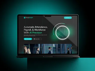 Hero Design for a Platform Delivering Strategic Insights graphic design hero section motion graphics product design ui ux website design