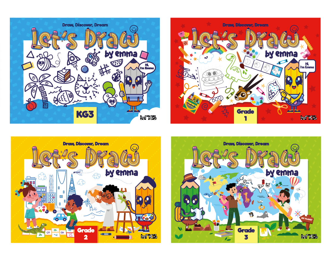 Let's Draw by Emma: Series art book character children class design encil illustration kids school series
