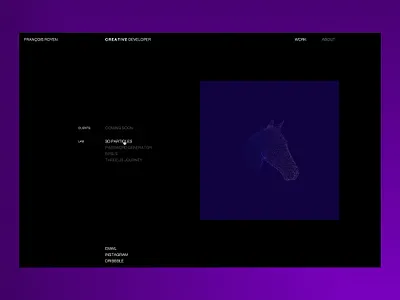 Portfolio - 2025 Edition animation clean graphic design minimalist portfolio typography ui ux visual identity webgl