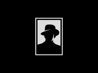 Noir Logo logo noir logo логотип силуэт логотип шляпа логотип