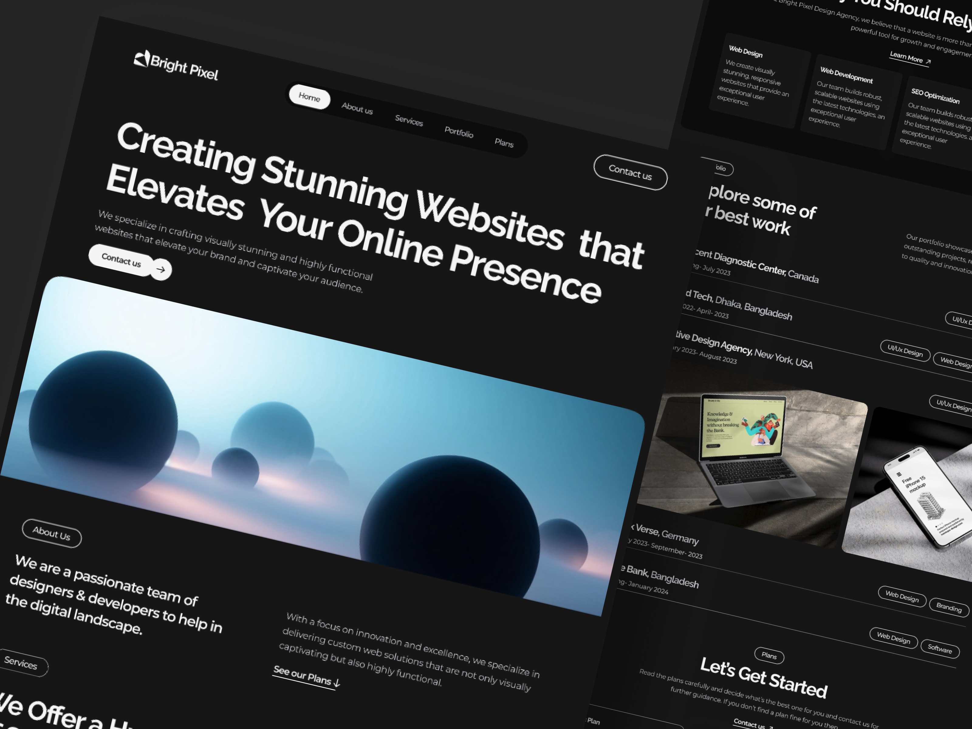 Example of Website UI Design