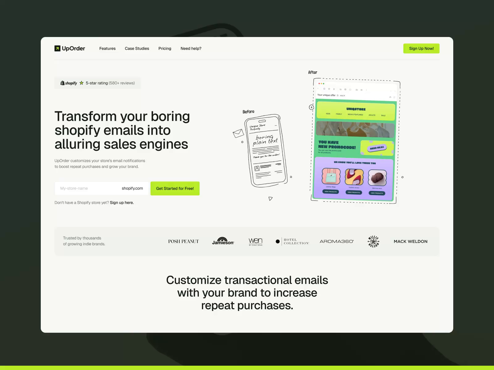 Example of Landing Page (Based On Webflow)