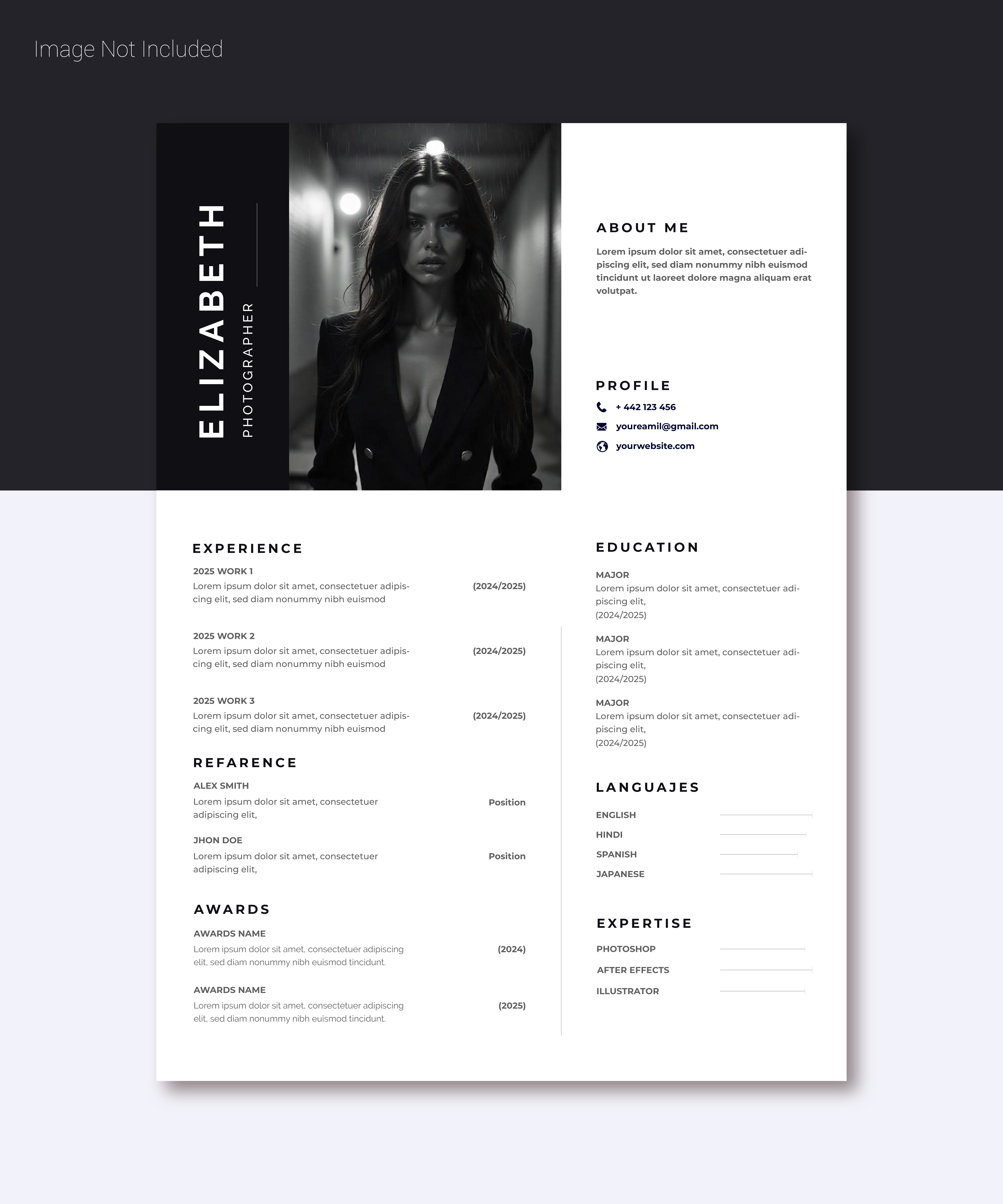 Professional Resume Design Template branding cv cv psd graphic design illustration logo professional cv resume ui vector