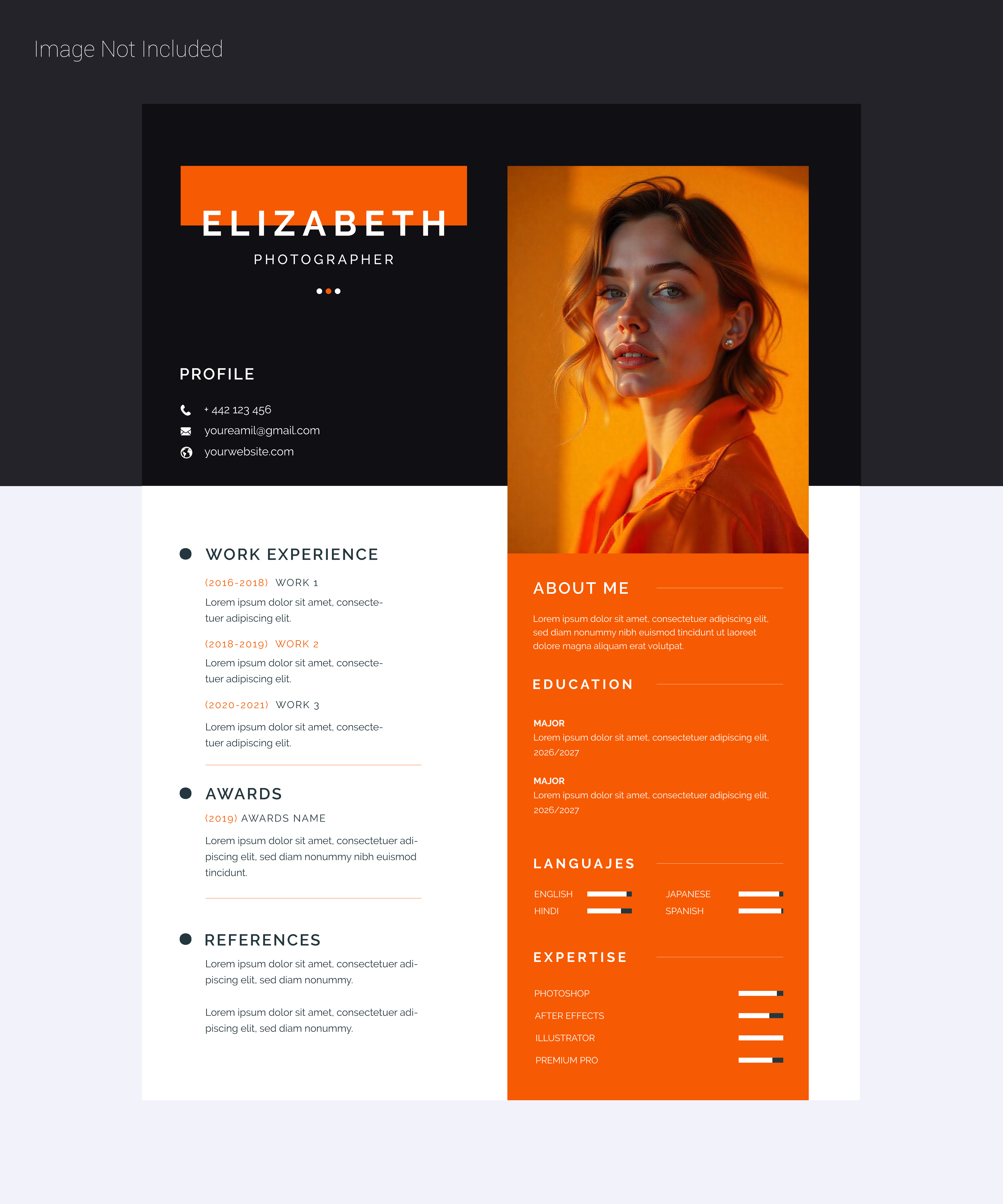 Clean CV design template branding cv design graphic design illustration logo resume resume deisgn vector