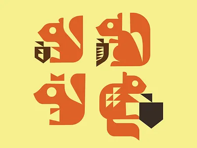 squirrel icons 3d animal branding cheapmunk design esports graphic design illustration logo logotype mascot logo motion graphics squirrel vector