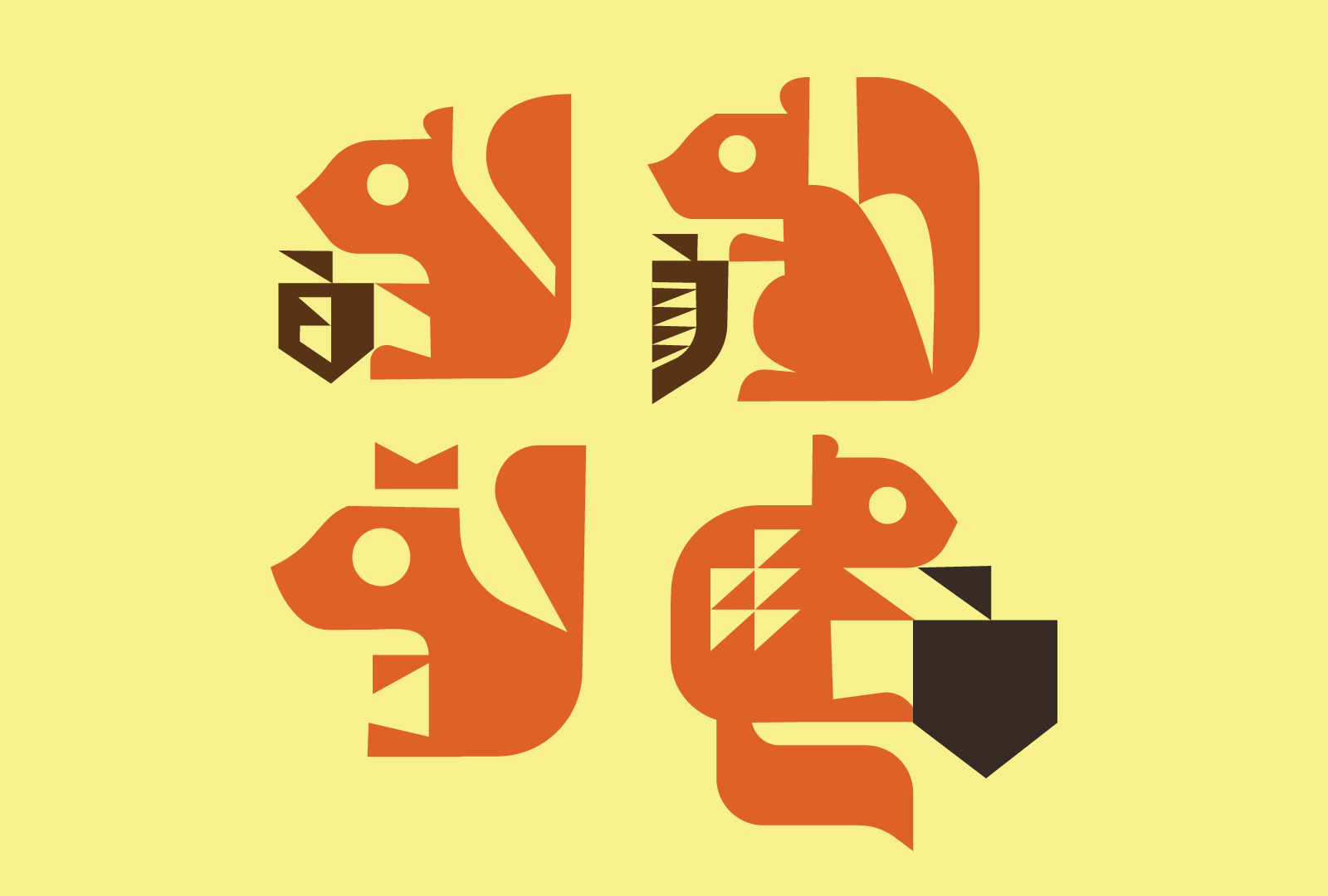 squirrel icons by Morcoil on Dribbble