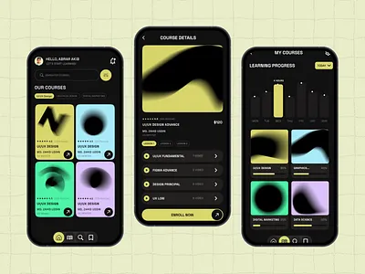 E learning app design app ui brutal app e learning app education app learning app lms app modern app modern app design