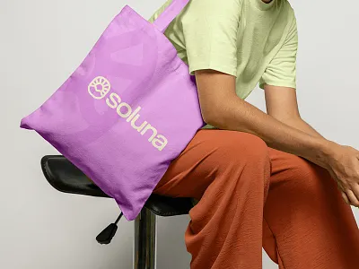 Soluna Brand Identity branding canvasbag design download free freebie identity logo mockup mockups psd template typography