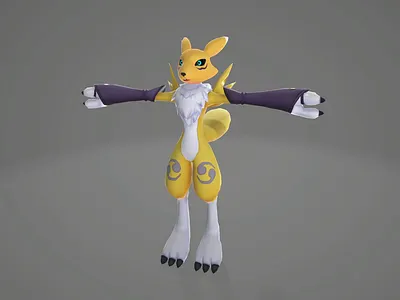 Vuldramon Platform: VTuber | VRChat | Quest compatible 3d anime blender cartoon commission design pokemon rig stallion studio limited vrchat vuldramon