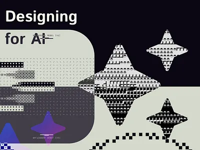 Designing for AI ai branding glitch
