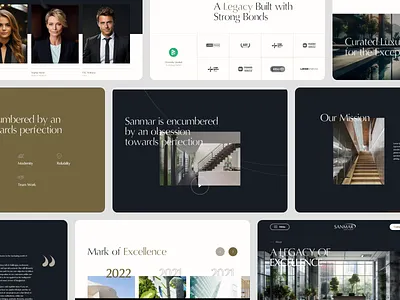 Luxury Real Estate Website Design | About Us Page about us page branding graphic design inner page design motion graphics ui ui design ux ux design web design website design