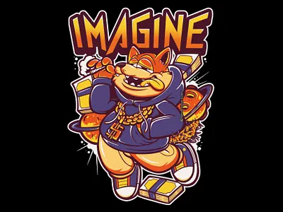 IMAGINE - #artforsale art artwork cartoon clothing design illustration merch