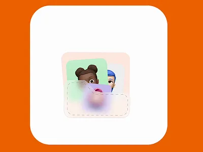 Folder interaction branding color dailyui design illustration ui