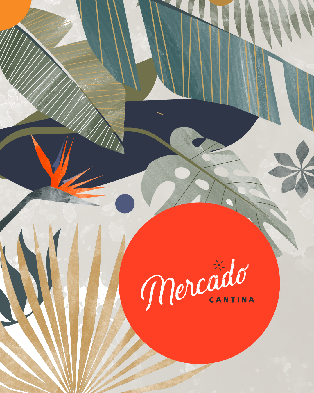 Mercado Cantina asheville branding cantina greenville illustration mercado restaurant