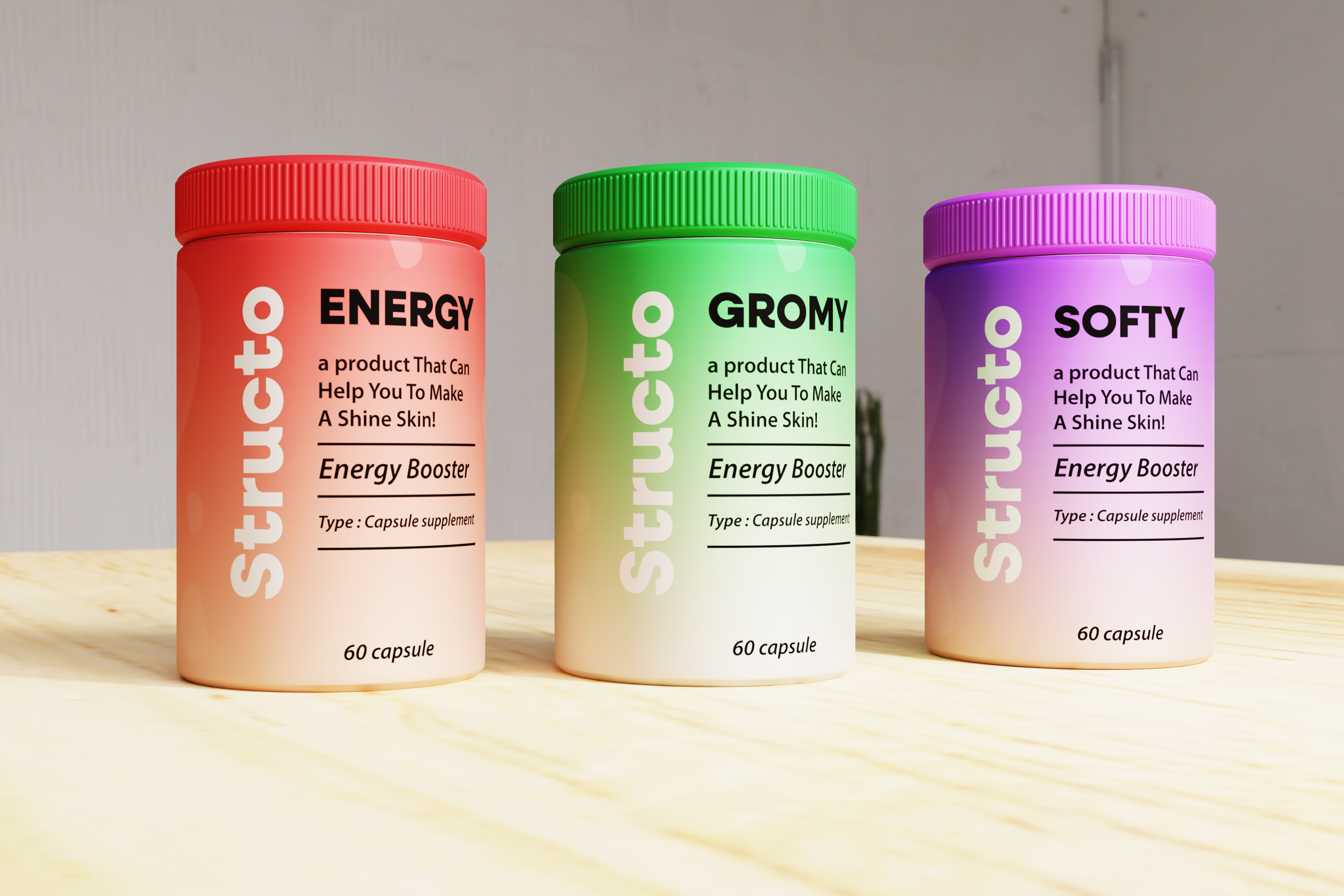 Example of 3D Cosmetics Product Rendering