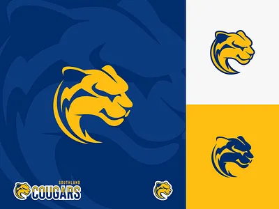 Cougar Mascot Logo agrib athletics available logo branding cougar cougar logo cougars illustrator lion lioness logo logo design logo for sale mascot mascot logo negative space school school logo sports sports logo