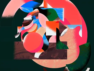 Geometric Fragments 31 3d artwork design graphic design illustration