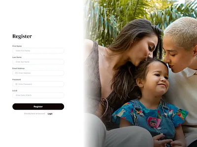 Register Page craxinno craxinnotechnologies create an account create an account page design figma figma design graphic design illustration login login page register register page sign in sign up signin page signup page software development ui