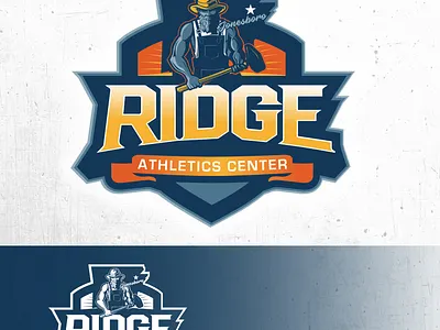 Logo concept chipdavid dogwings drawing hammer logo sports graphic vector workman