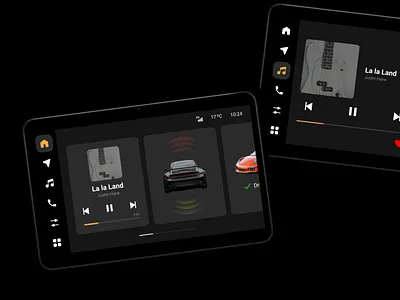 Car Multimedia System car design hmi mmi multimedia product design ui ux vehicle