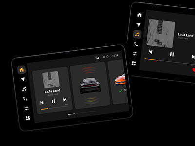Car Multimedia System car design hmi mmi multimedia product design ui ux vehicle