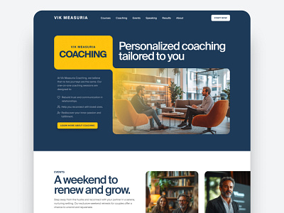 Modern Trending Landing Page Design design minimal web design
