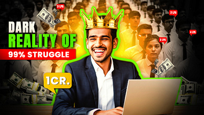 🚨 Thumbnail Design Alert! 🚨 branding content creator graphic designer logo logo design social media post design thumbnail design ui youtube youtuber