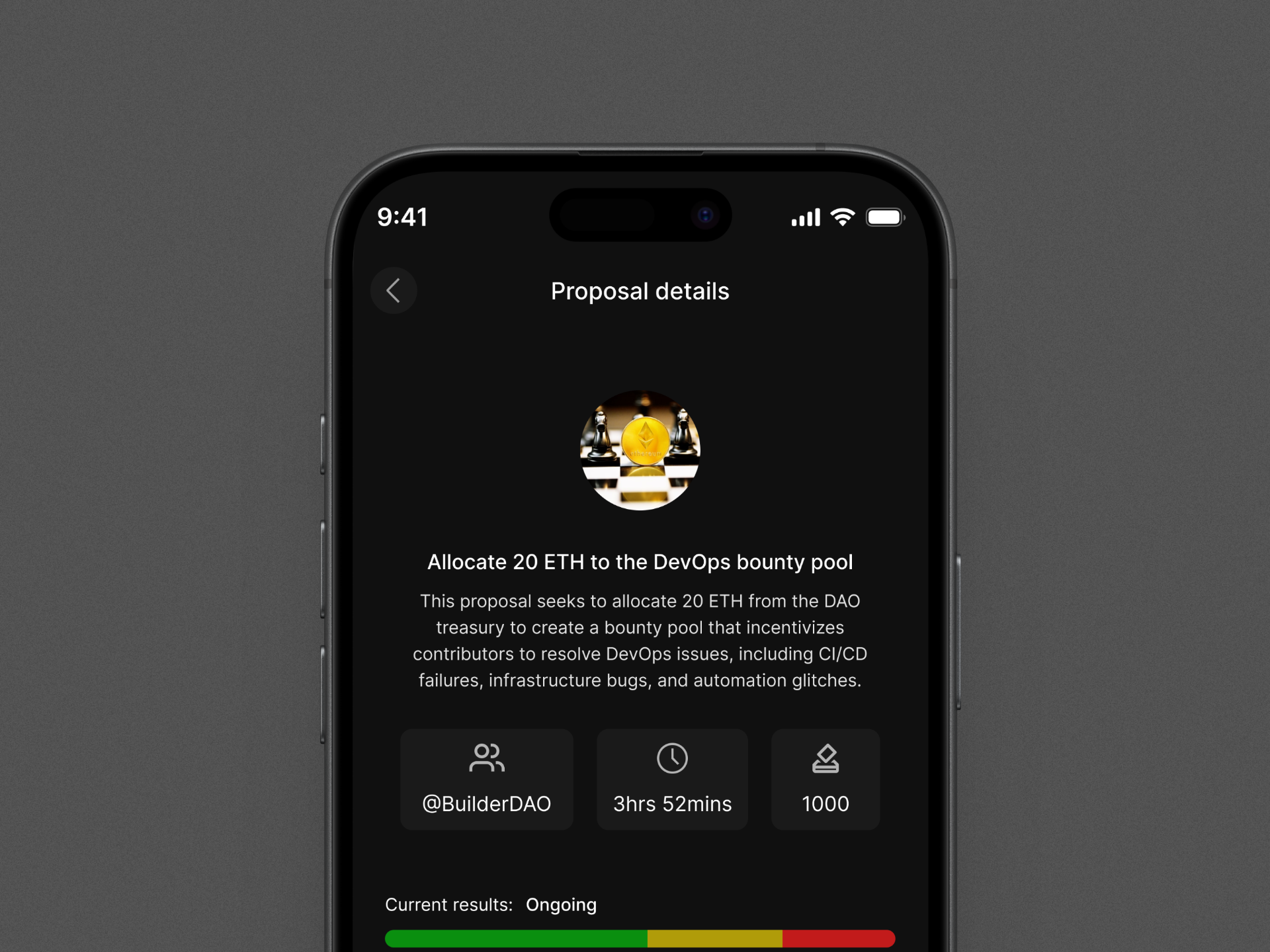 DAO Web3 Voting app dao voting app mobile app ui ui design uiux visual design web3 web3 app web3 mobile app web3 voting app