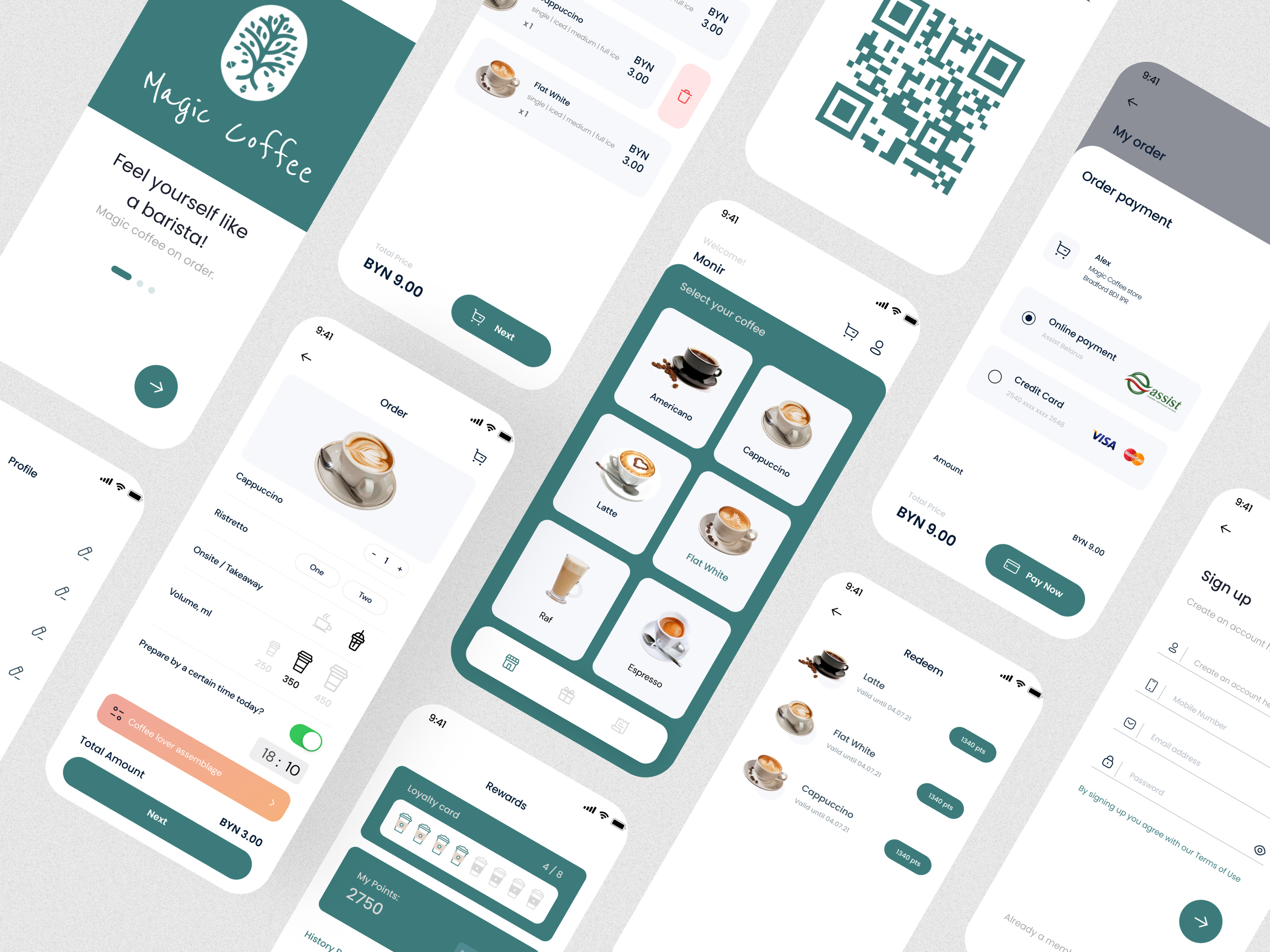 Coffee Shop Mobile App ☕ android app app app design branding cappuccino coffee coffee app design coffee app ui coffee shop creative ios app minimalist mobile app mobile app design mobile design new noteworthy popular product design ui design ux design
