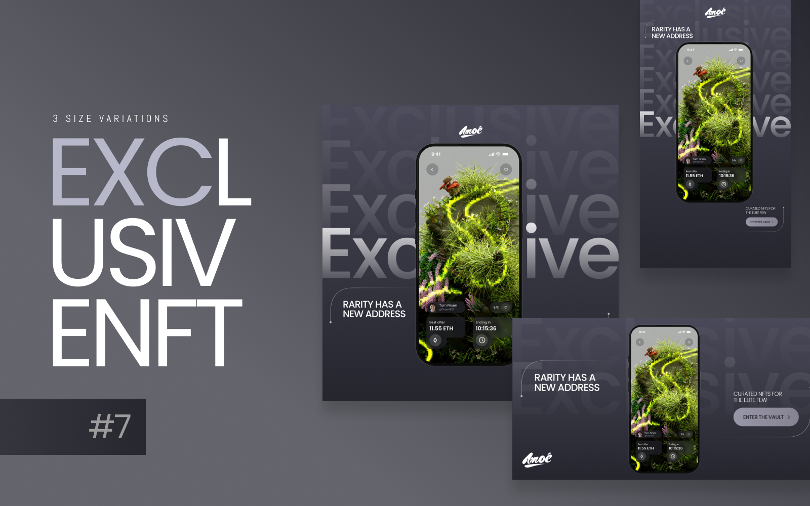 Social Media - Exclusive NFT ads advertising banner facebook instagram nft post social media social post