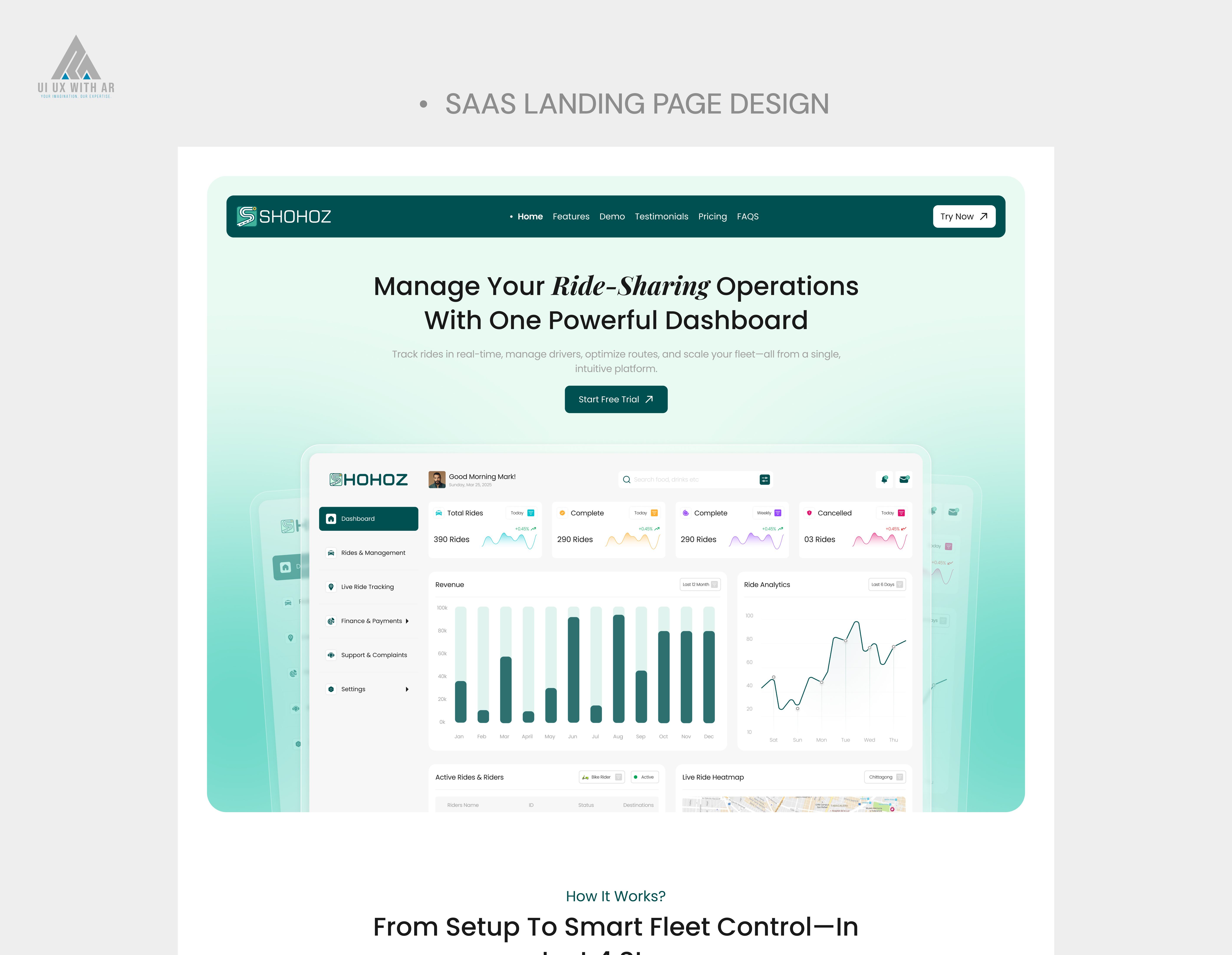 SAAS LANDING PAGE DESIGN apps design branding figma figma design graphic design landing page landing page design logo motion graphics ui ui design ux design web design