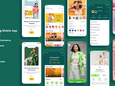 Cartly – Live Shopping Mobile App Figma UI Kits ecommerce fashion app free download freebies live shopping megastore mobile app retails app shopping store store app ui design ui template ux design