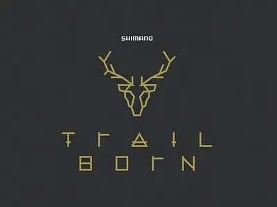 Shimano TRAIL BORN Logo branding logo typography