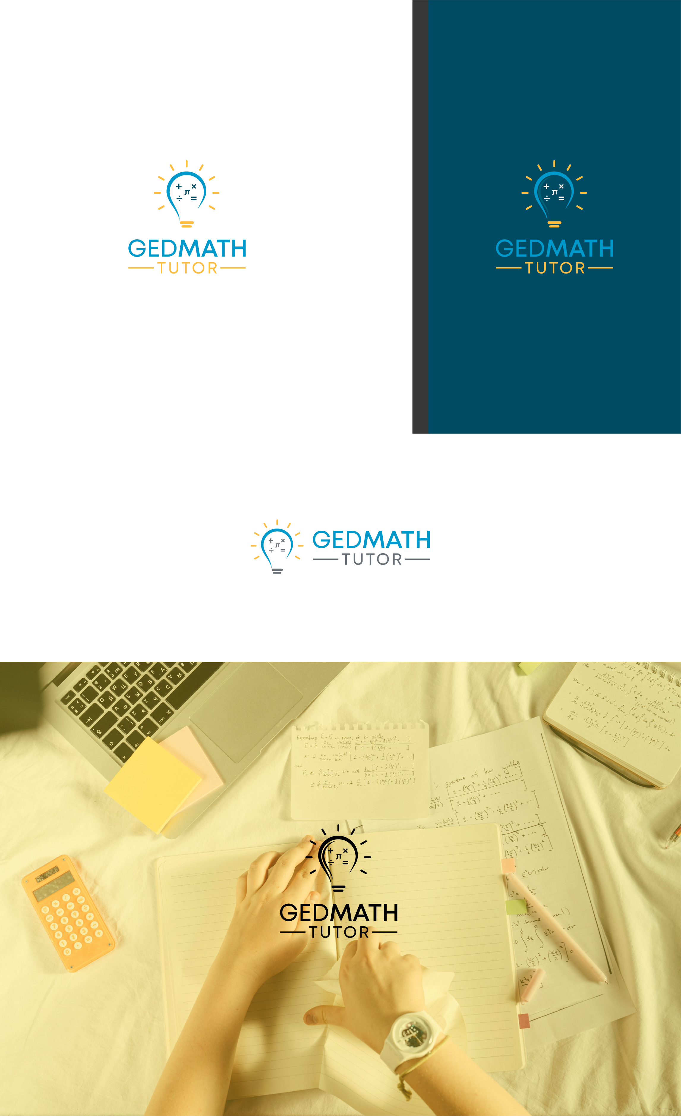 Math Logo | GED Math Logo | Math Tutor Logo | Logo Design | Logo brand identity brand style guide design branding brandmark custom logo logo logo design logo designer logo identity logomark logos logotype mark design math logo math tutor math tutor logo minimalist logo modern logo professional logo top logo