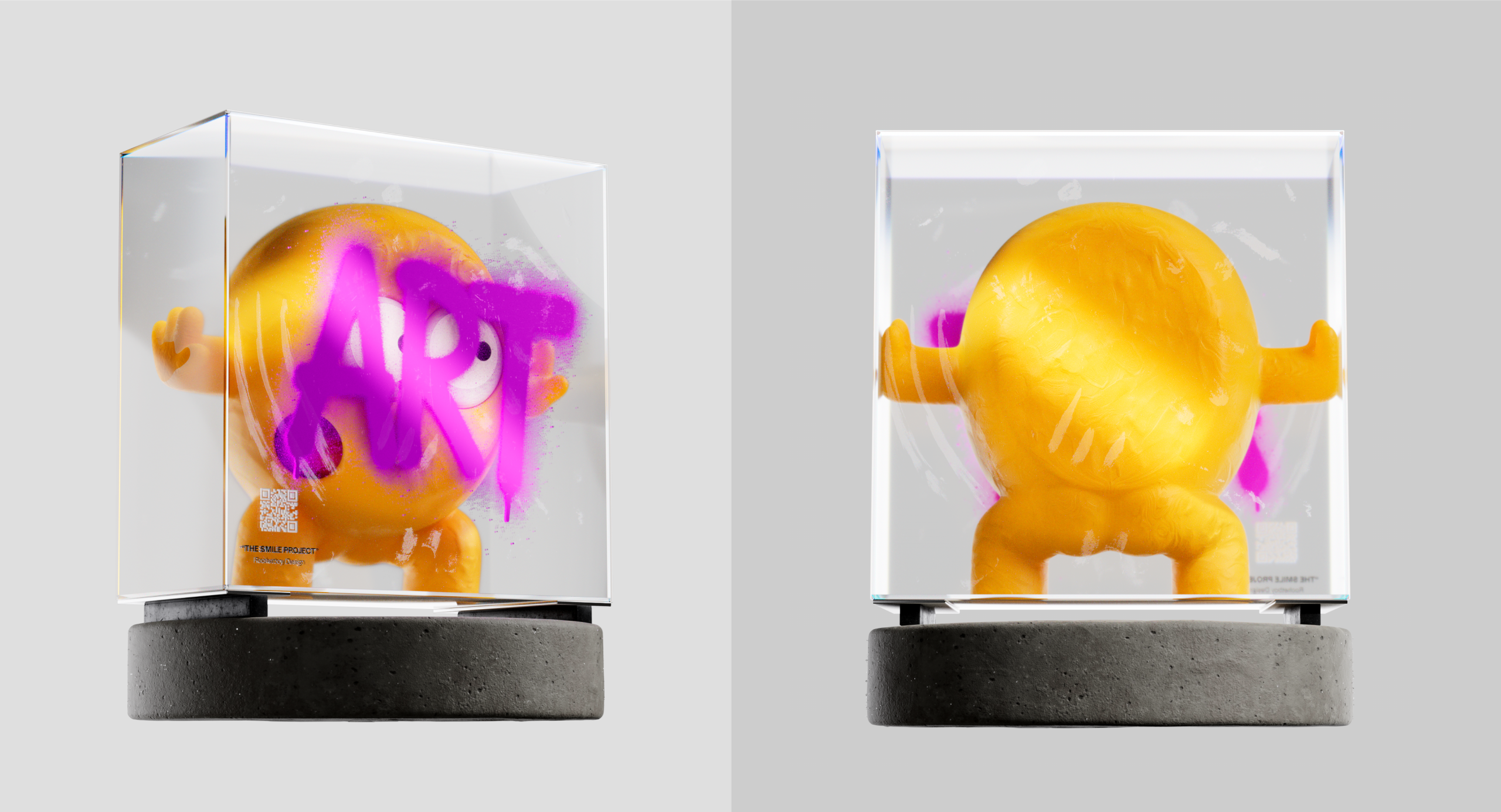 The Smile Project 3d animation art character emoji illustration motion graphics rboy rocketboy smile