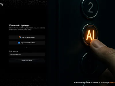 Log In Page ai app branding design figma graphic design hero illustration landing page logo product design ui ux website
