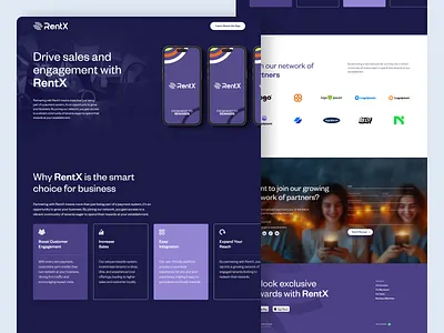 RentX Merchant Page | Fintech Business UI/UX by Dcastala branding design graphic design illustration interaction design logo motion graphics ui uiux website website design