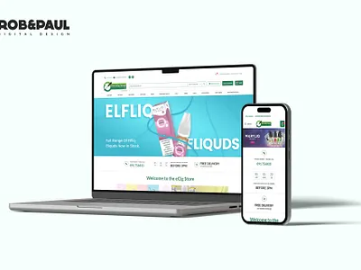 The eCig Store design graphic design ui ux websitedesign