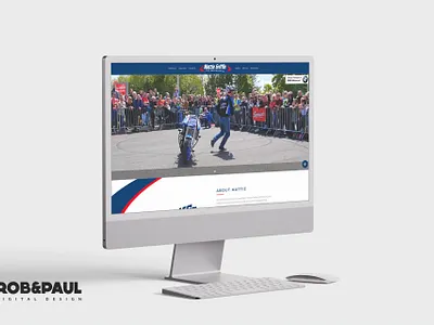 Mattie Griffin Stunt Riding design graphic design ui ux websitedesign