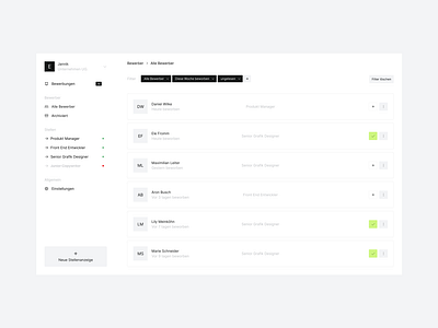 Applicant tracking SaaS Design Concept branding dashboard design graphic design saas design ui ux