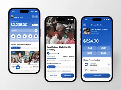 Dova - Charity App charity charity app charity hub charity mobile app design fundraising fundraising app mobile mobile apps mobile apps design mobile design ui ui design uiux uiux design ux volunteer volunteer app welfare welfare app