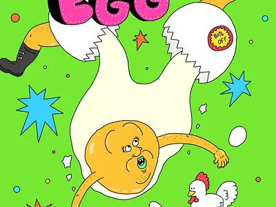 EGG branding character design food graphic design illustration vector