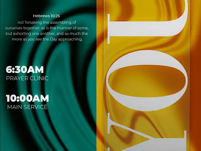 Sunday Poster graphic design