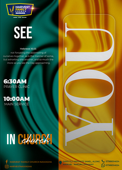 Sunday Poster graphic design