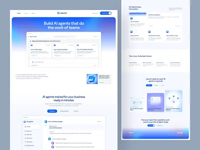 AI agents Platform ai aiplatform artificialintelligence design home page landing page nocode productdesign saas saasdesign ui uxui web web design webappdesign webdesign website
