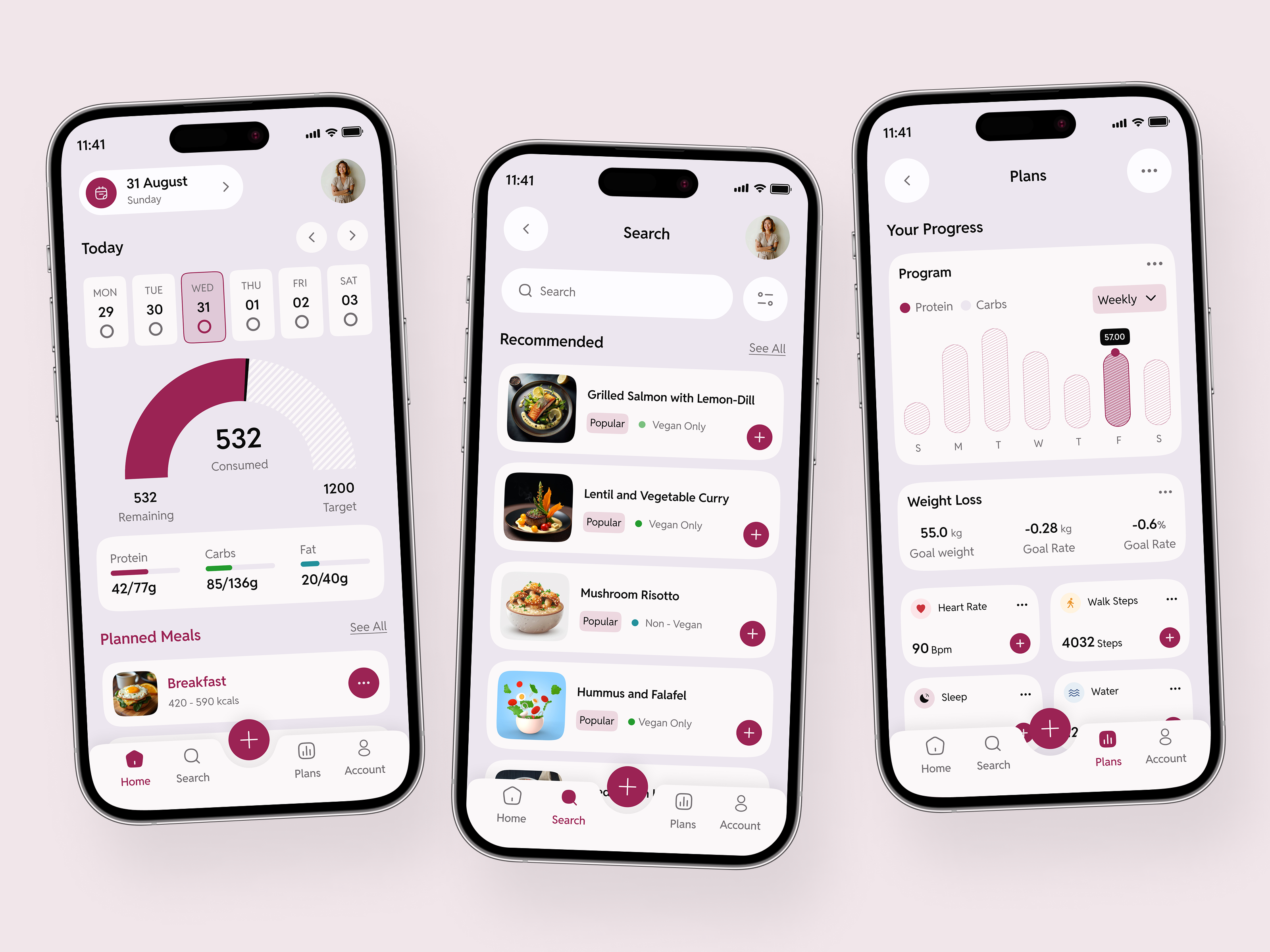 Example of Mobile App Design UI UX