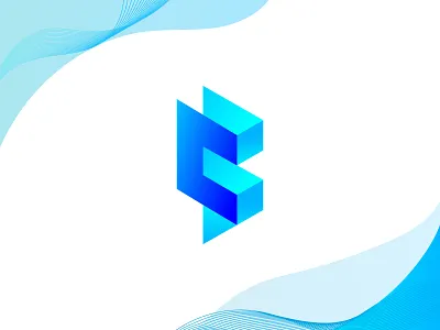 C F Logo blockchain logo branding cf logo cube logo fc logo logo logo design logo designer modern logo