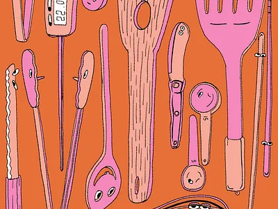 Kitchen animation design editorial illustration gif graphic design hometool illustration kitchen kitchentool tool